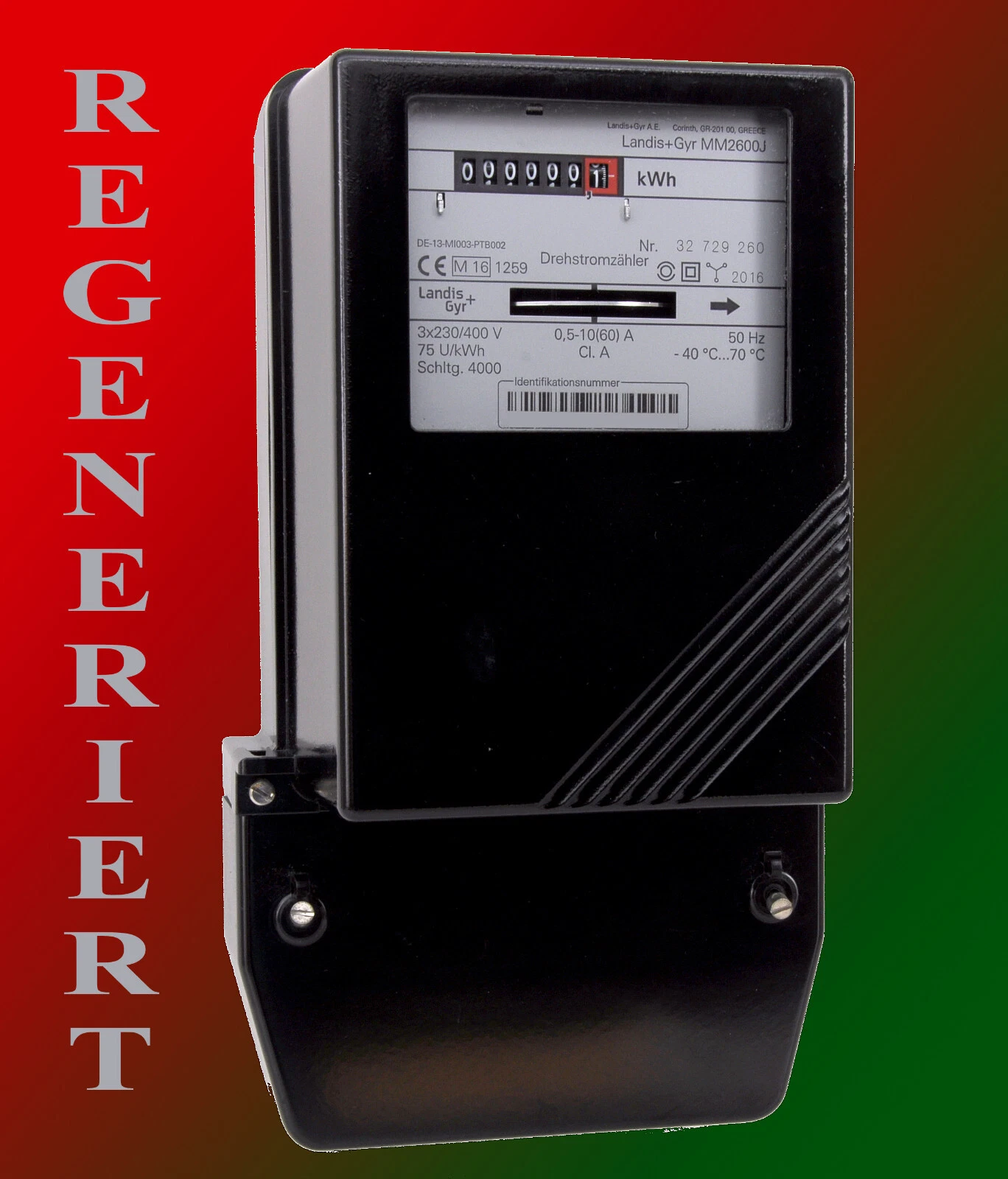 Landis + Gyr (Siemens) MM2600J Analoger Drehstromzähler